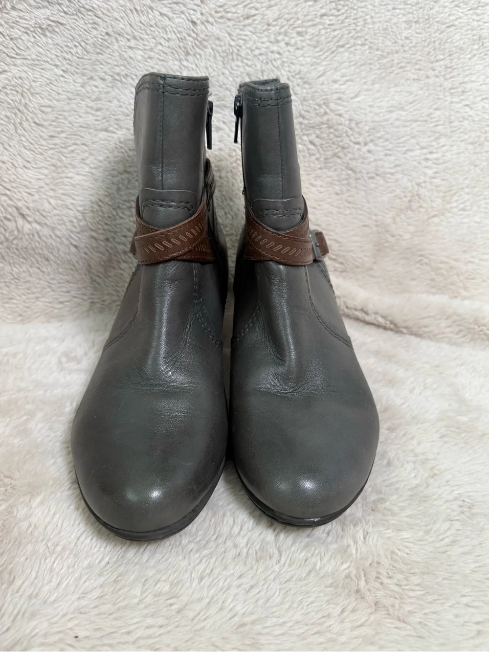Rockport Cobb Hill Leather Ankle Boots Womens Sz 7.5